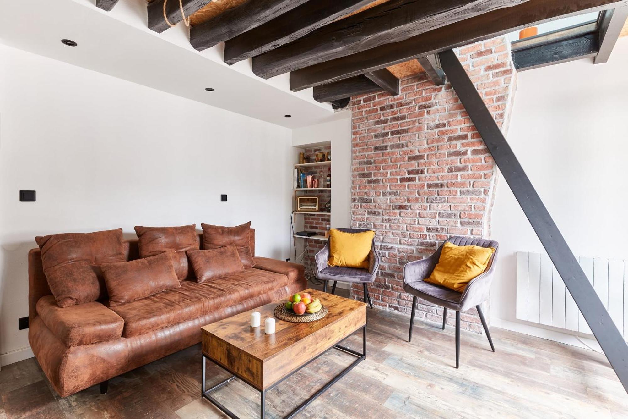 Central 1Br Room Space Париж Экстерьер фото